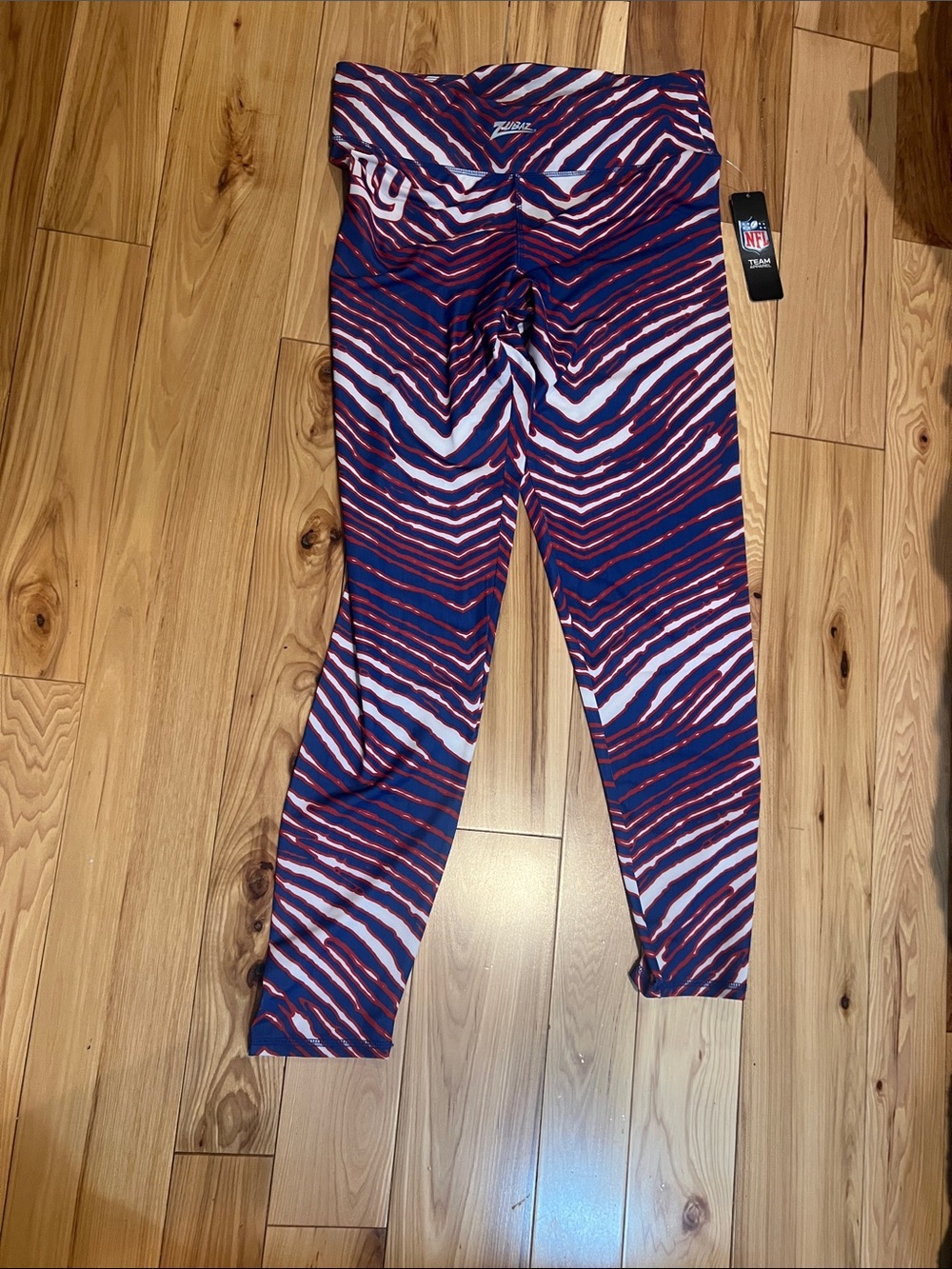 Nike Women’s Red & Blue Zebra Print Leggings